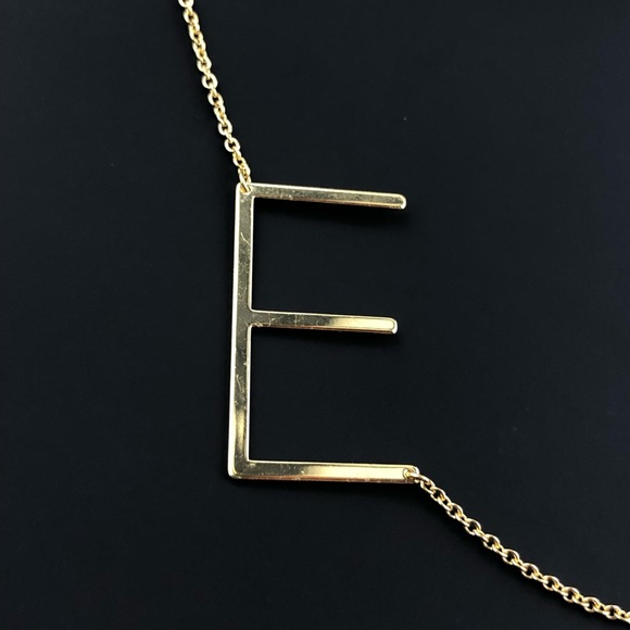 CAI Sideways Letter E Necklace - Picture 7 of 12